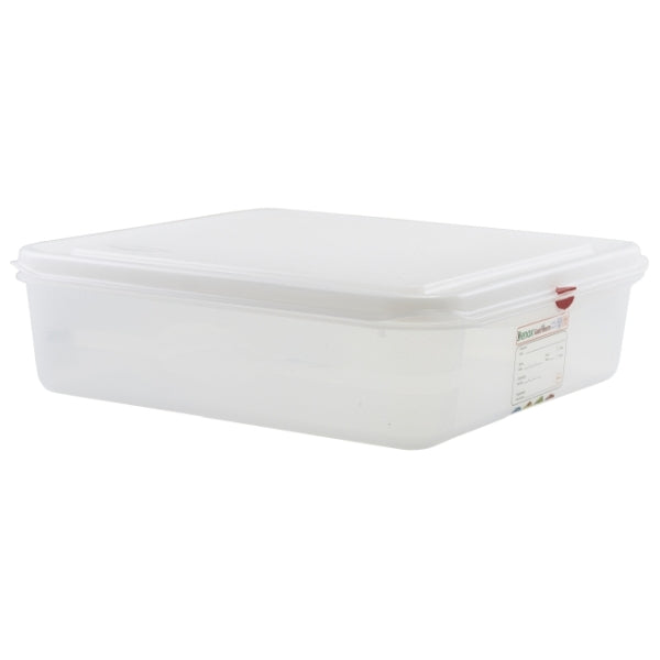 GN Storage Container 2/3 100mm Deep 9L (Box of 6)
