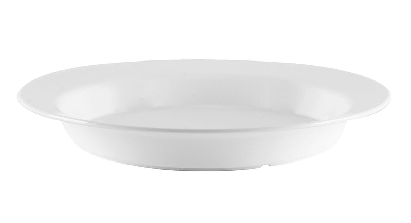 Large White Deep Plate – 25.5cm