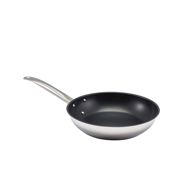 Stephens Economy Non Stick Stainless Steel Frying Pan 24cm