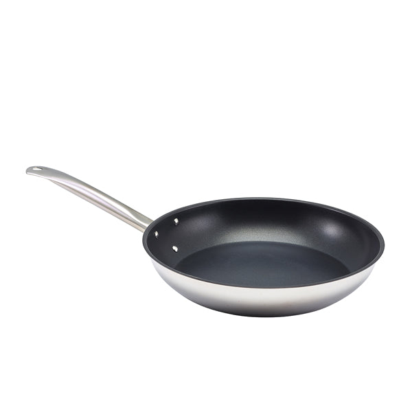 Stephens Economy Non Stick Stainless Steel Frying Pan 28cm