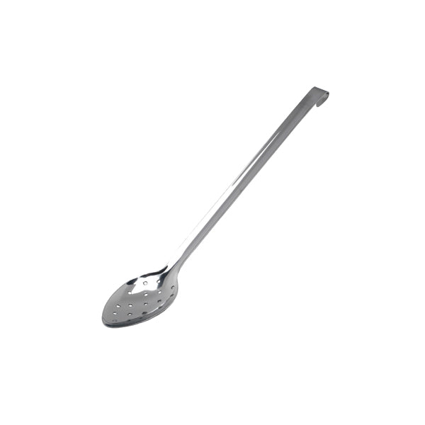 S/St.Perforated Spoon 350mm With Hook Handle