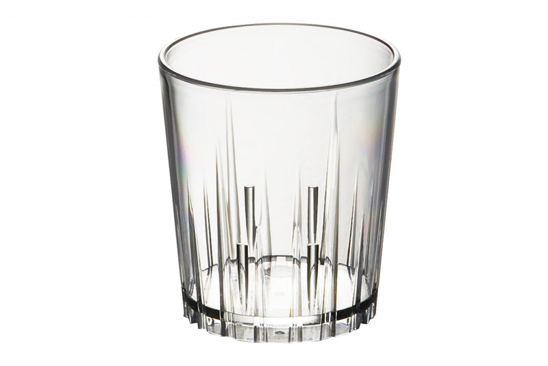 Small Star Fluted Tumbler – 160ml – Clear