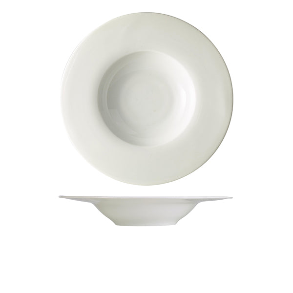 Stephens Porcelain Wide Rim Pasta Plate 30cm/12" (Box of 6)