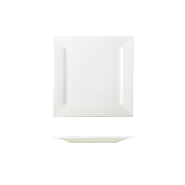 Stephens Porcelain Square Plate 16cm/6.25" (Box of 6)