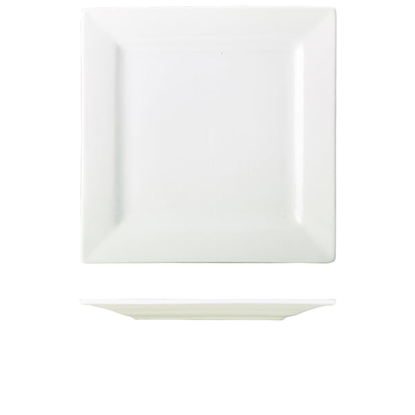 Stephens Porcelain Square Plate 30cm/12" (Box of 6)