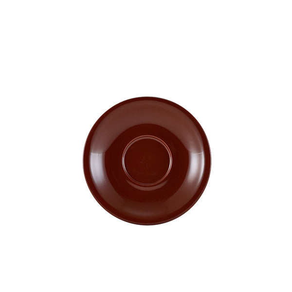 Genware Porcelain Brown Saucer 13.5cm/5.25" (Box of 6)