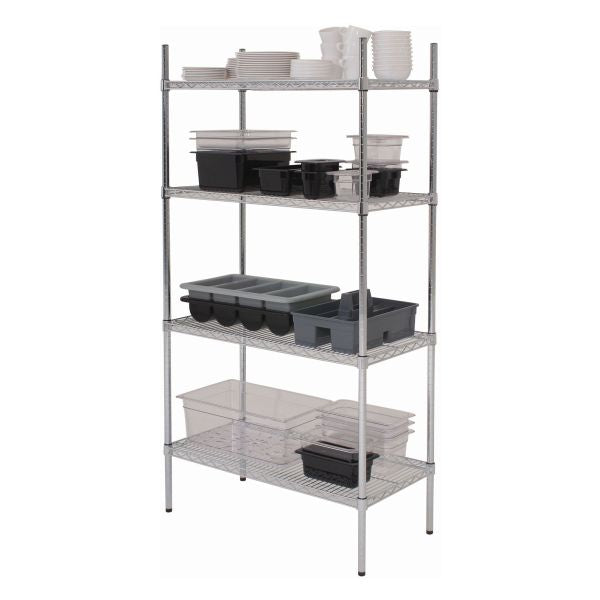 GenWare 4 Tier Wire Racking 183 x 45 x 183cm pack of 1