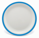 Small Duo Plate – 17cm – Solid Med Blue Colour Rim