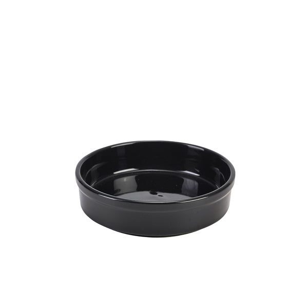 Stephens Porcelain Black Round Dish 13cm/5" (Box of 6)