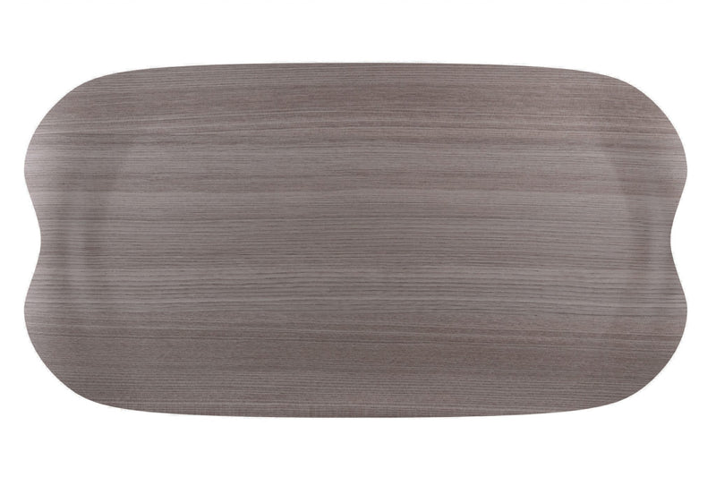 Grey Wood Earth Wave Serving Tray – 43x23cm