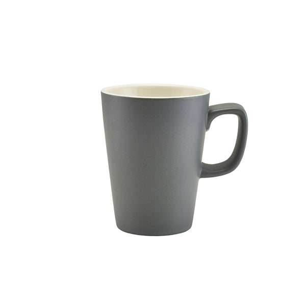 Stephens Porcelain Matt Grey Latte Mug 34cl/12oz (Box of 6)
