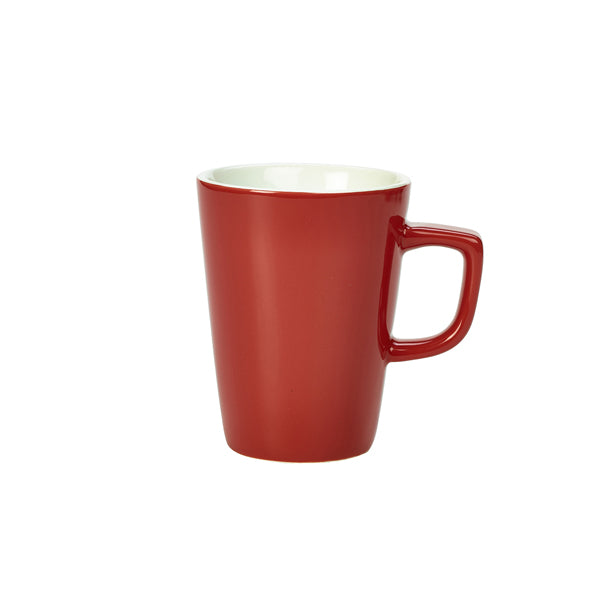 Stephens Porcelain Red Latte Mug 34cl/12oz (Box of 6)