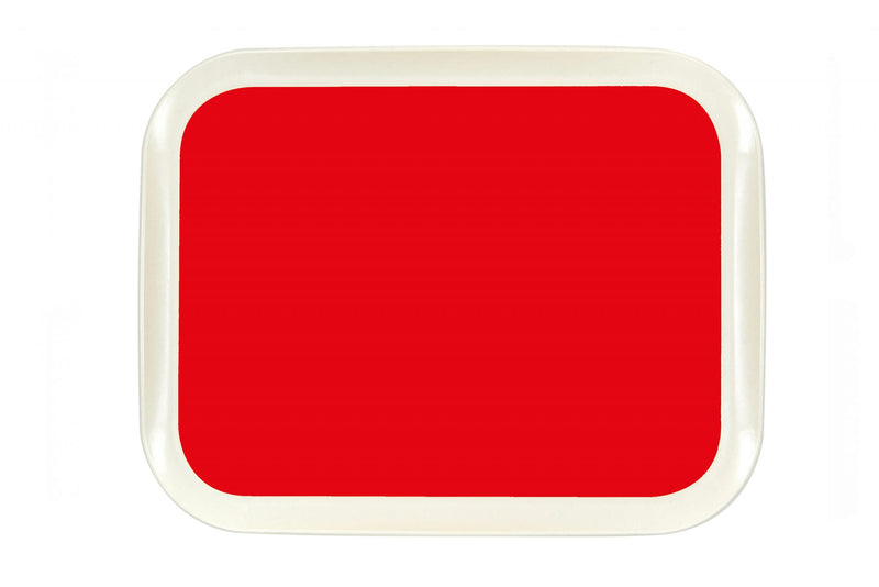 Classic Red Lux Scandia Tray – Polyester – 43x33cm