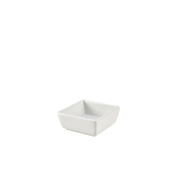 Stephens Porcelain Square Dish 8.5 x 3.5cm/3.25 x 1.4" (Box of 6)