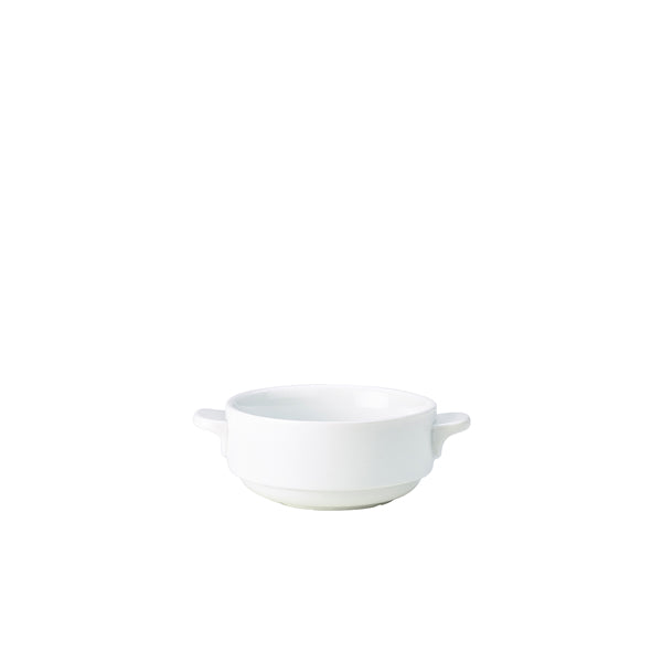 Stephens Porcelain Lugged Soup Bowl 25cl/8.75oz (Box of 6)