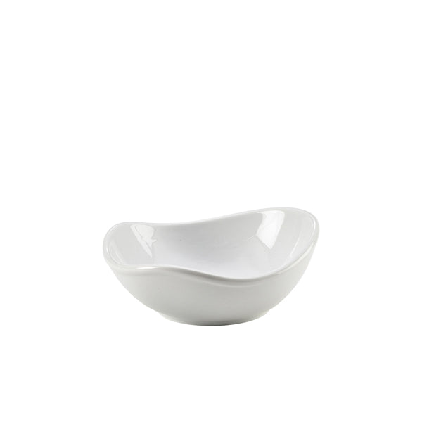Stephens Porcelain Organic Triangular Bowl 15cm/6" (Box of 6)
