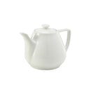 Genware Porcelain Contemporary Teapot 92cl/ 32oz pack of 6