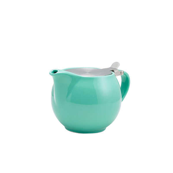 Porcelain Green Teapot with St/ St Lid & Infuser 50cl/ 17.6oz