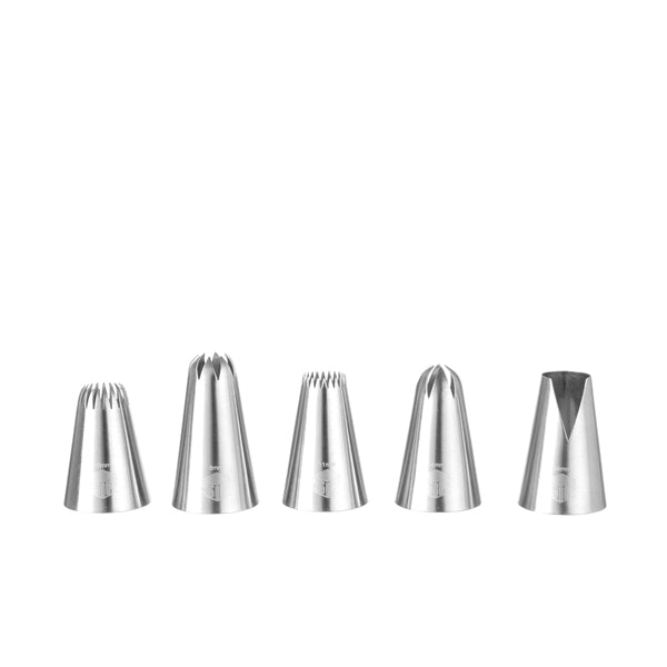 Icing Tips 5 Piece Set - Flower & Petal