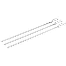 Fish Skewers, (3) 4 x 10mm Ø, rectangular, 530 mm long