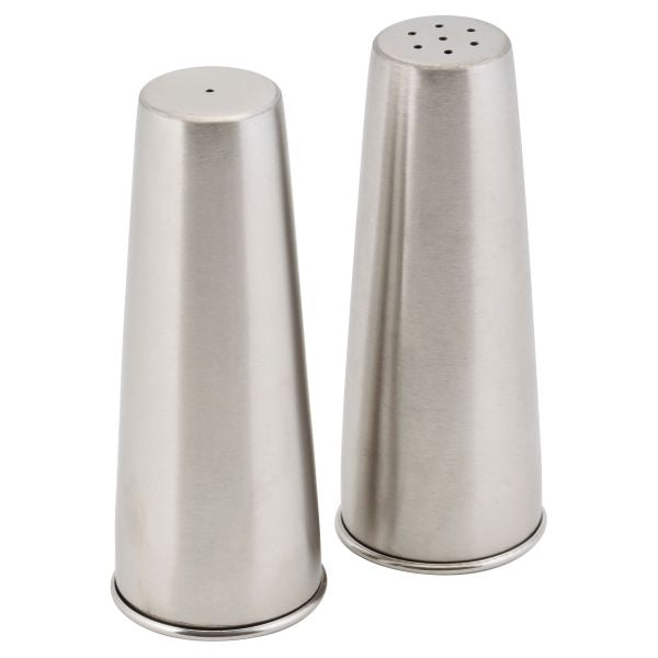 Stephens Stainless Steel Conical Salt & Pepper Set