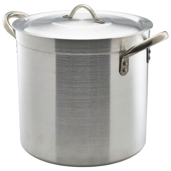 Aluminium Deep Stockpot With Lid 21Litre