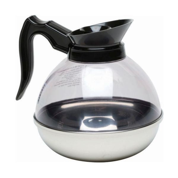 Coffee Decanter Clear Top/S/St.Base 1.9L/64oz