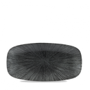 Studio Prints Agano Black Chefs Oblong Plate 11 3/4X6" Box 12