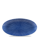 Studio Prints Agano Blue Oval Chefs Plate 11 4/5X5 3/4" Box 12