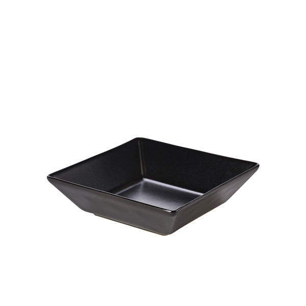 Luna Stoneware Black Square Bowl 17.5 x 5cm/7 x 2" (Box of 6)