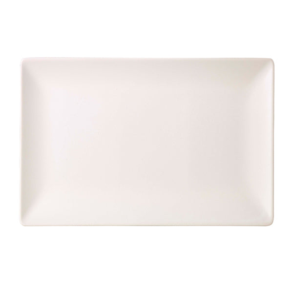 Luna Stoneware White Rectangular Plate 30 x 20cm/12 x 8" (Box of 6)
