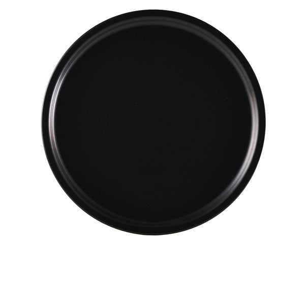 Luna Stoneware Black Pizza Plate 33cm/13" (Box of 6)