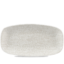 Breccia Agate Grey Chefs Oblong Plate 13 7/8X7 3/8" Box 6