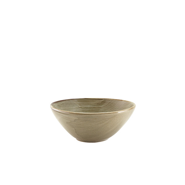 Terra Porcelain Smoke Grey Organic Bowl 16.5cm (Box of 6)