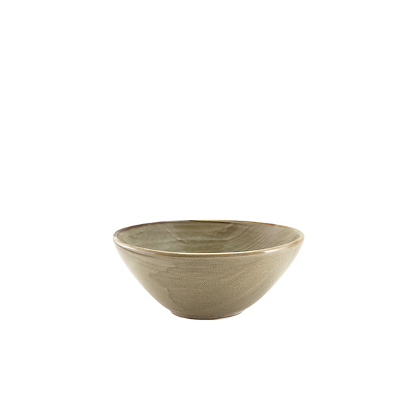 Terra Porcelain Smoke Grey Organic Bowl 16.5cm (Box of 6)