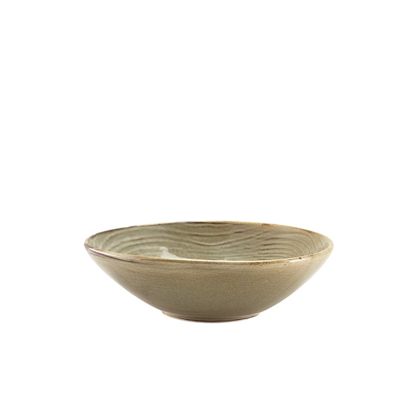 Terra Porcelain Smoke Grey Organic Bowl 22cm (Box of 6)