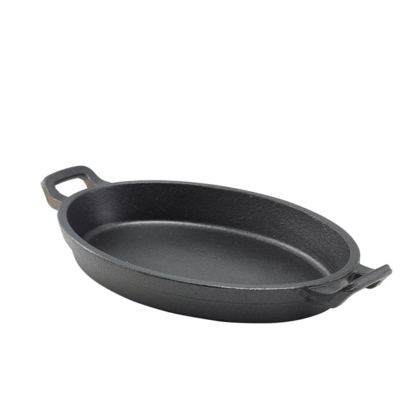 Cast Iron Oval Eared Dish 24 x 17.3 x 3.4cm (Box of 6)