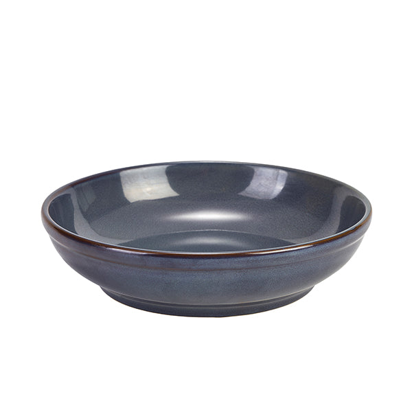 Terra Stoneware Rustic Blue Coupe Bowl 23cm (Box of 6)