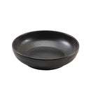 Terra Porcelain Black Coupe Bowl 20cm pack of 6
