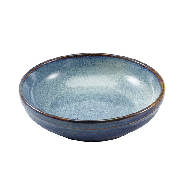 Terra Porcelain Aqua Blue Coupe Bowl 23cm pack of 6