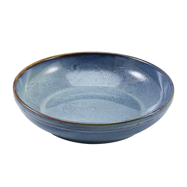 Terra Porcelain Aqua Blue Coupe Bowl 27.5cm (Box of 6)