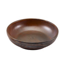 Terra Porcelain Rustic Copper Coupe Bowl 23cm pack of 6