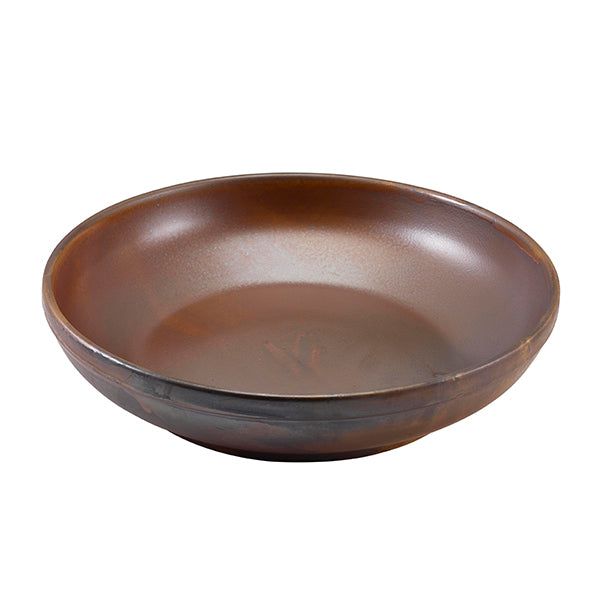 Terra Porcelain Rustic Copper Coupe Bowl 27.5cm (Box of 6)