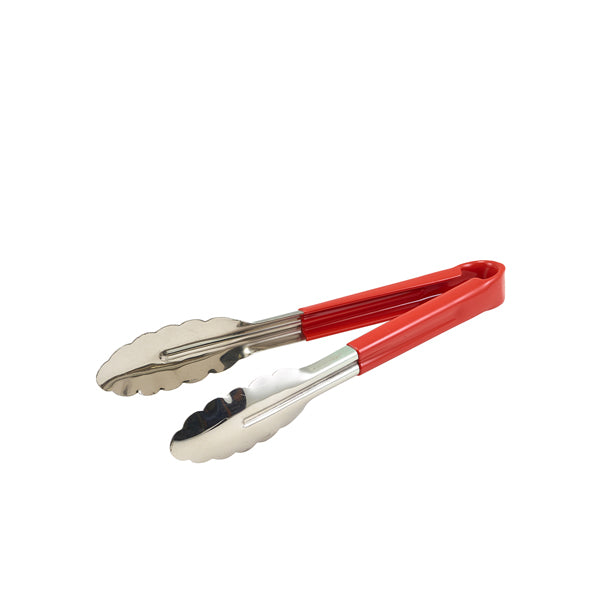 Stephens Colour Coded S/St. Tong 23cm Red