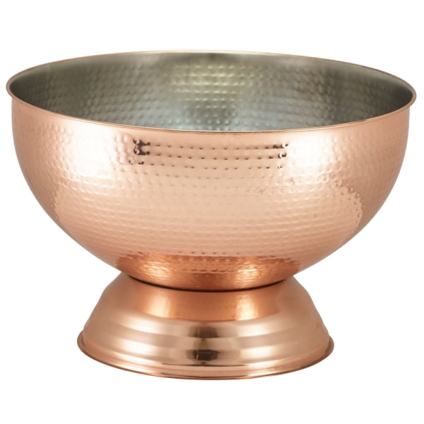 Hammered Copper Champagne Bowl 36cm pack of 1
