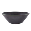Terra Porcelain Black Conical Bowl 19.5cm pack of 6