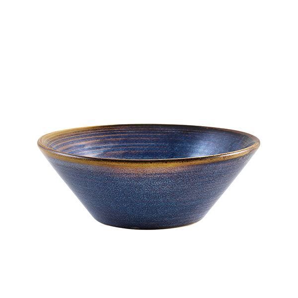 Terra Porcelain Aqua Blue Conical Bowl 14cm (Box of 6)