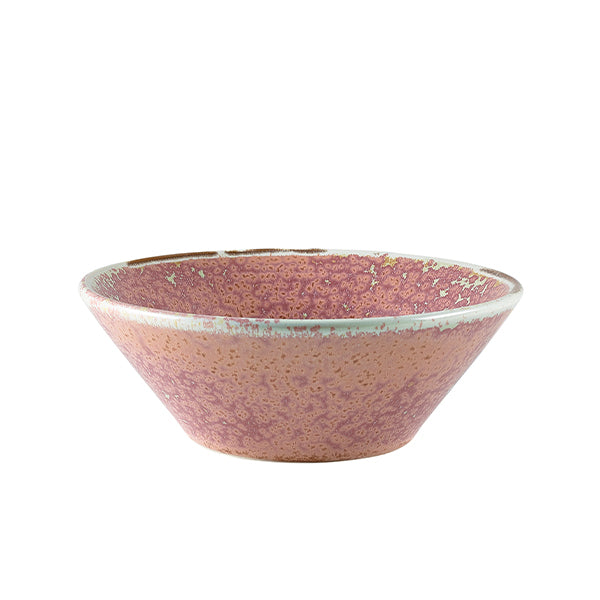 Terra Porcelain Rose Conical Bowl 14cm (Box of 6)