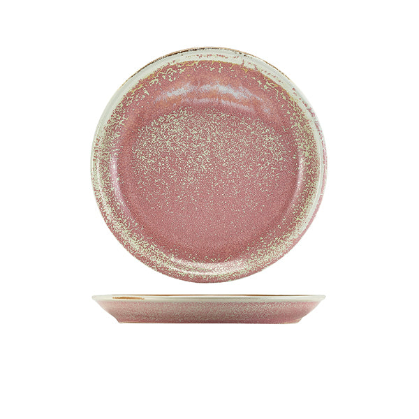 Terra Porcelain Rose Coupe Plate 19cm (Box of 6)
