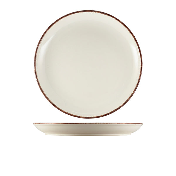 Terra Stoneware Sereno Brown Coupe Plate 27.5cm (Box of 6)